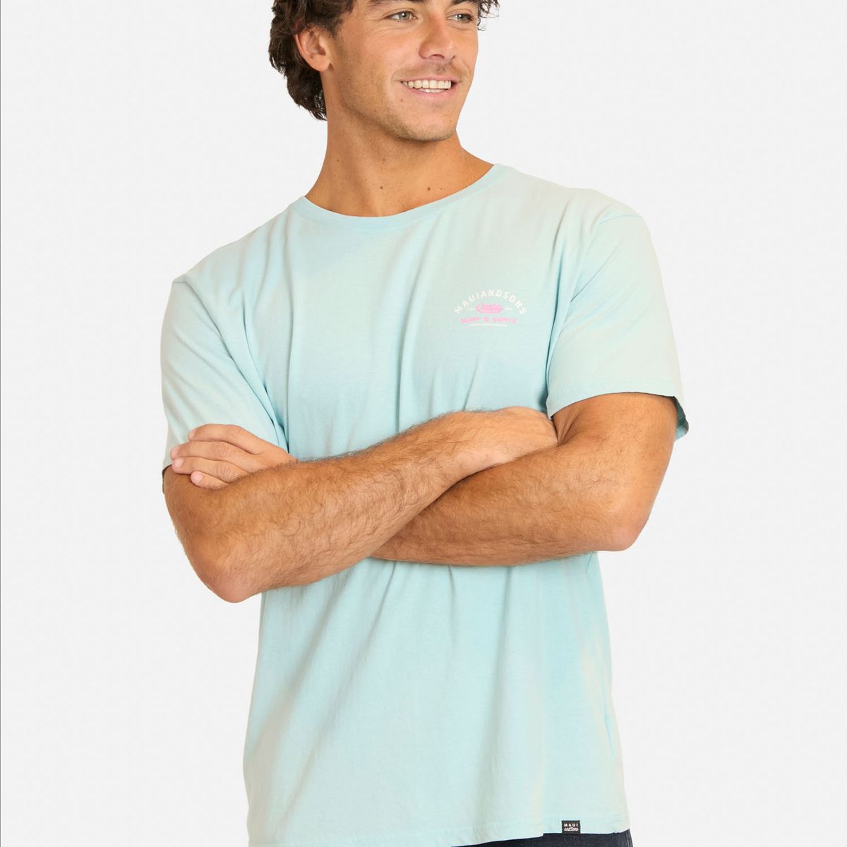 MAUI AND SONS - Polera MC Cucu Azul Hombre Maui And Sons