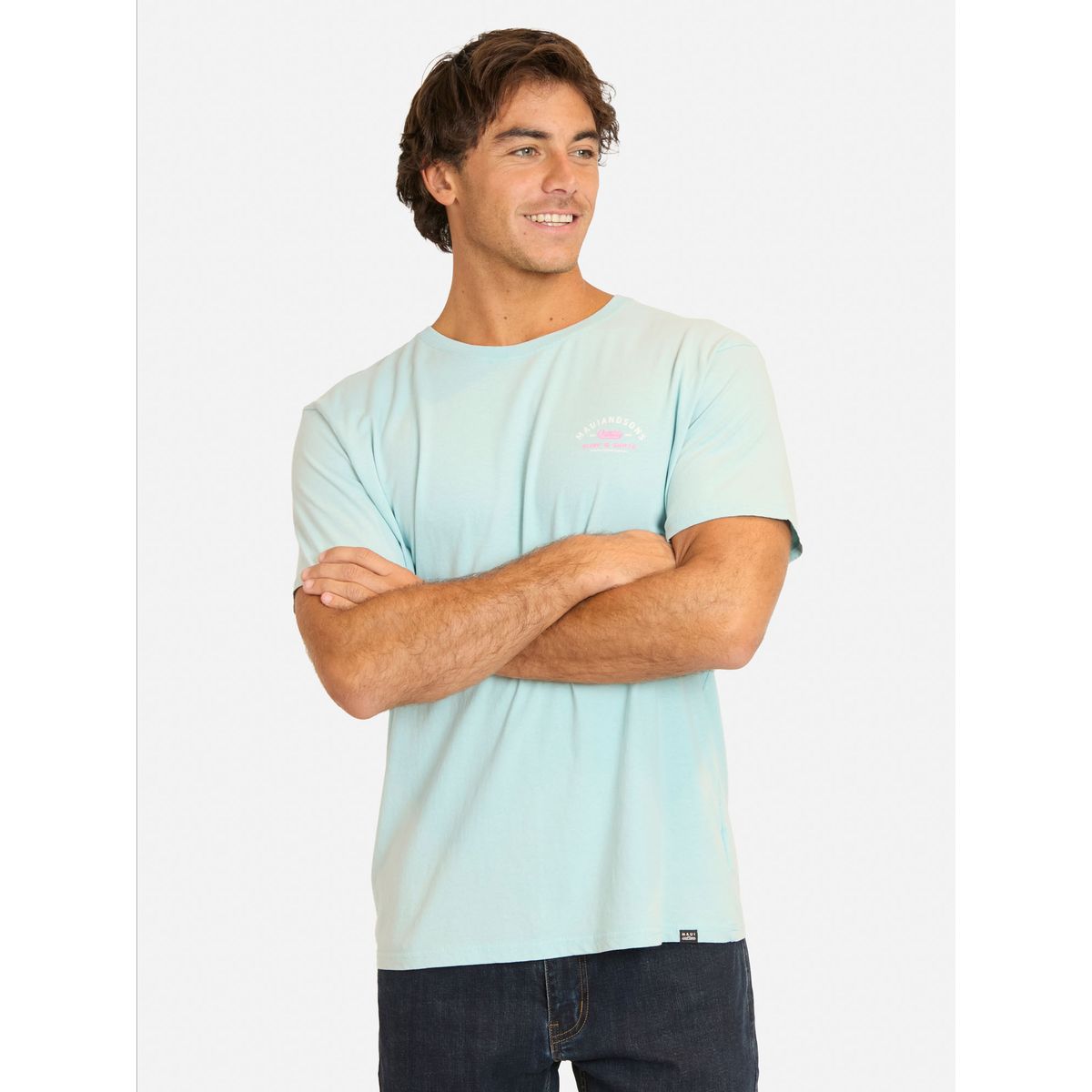 MAUI AND SONS - Polera MC Cucu Azul Hombre Maui And Sons