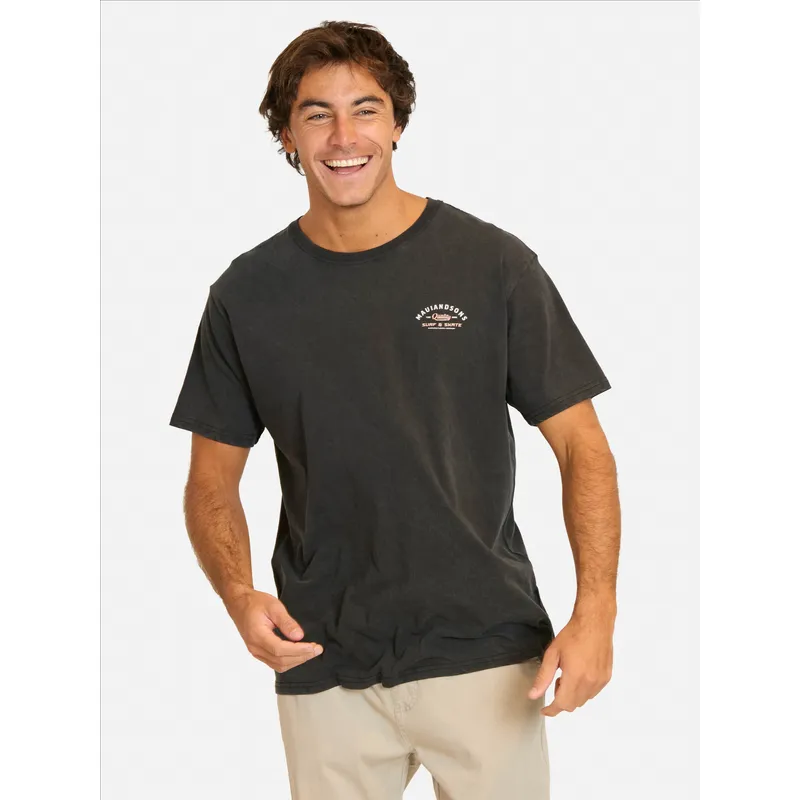 MAUI AND SONS - Polera MC Cucu Negro Hombre Maui And Sons