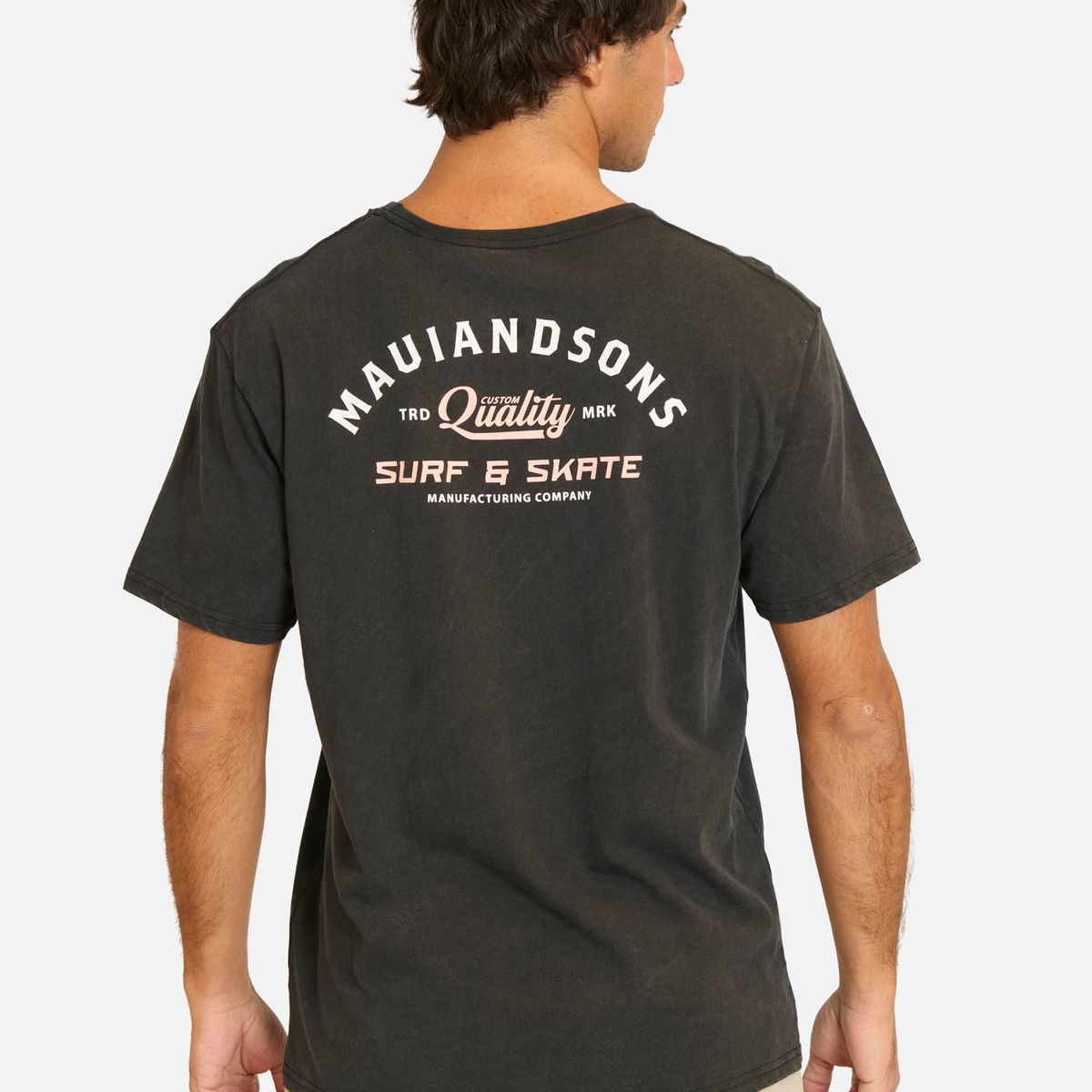 MAUI AND SONS - Polera MC Cucu Negro Hombre Maui And Sons