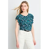 Polera Fantasia Mujer Negro