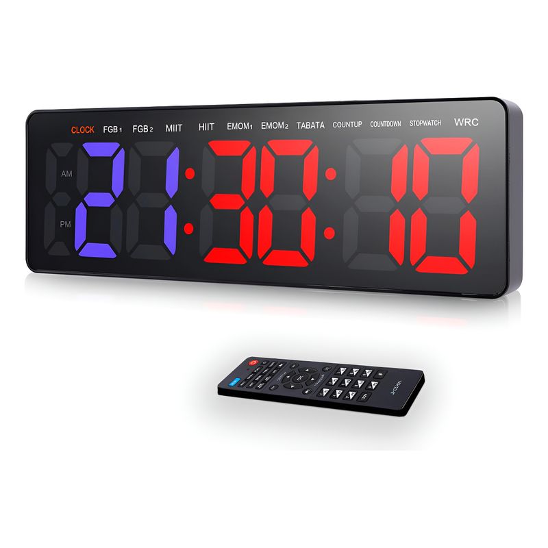 HOMEBRANDT - Reloj Cronometro Fitness Gimnasio Con Control 11 Modos