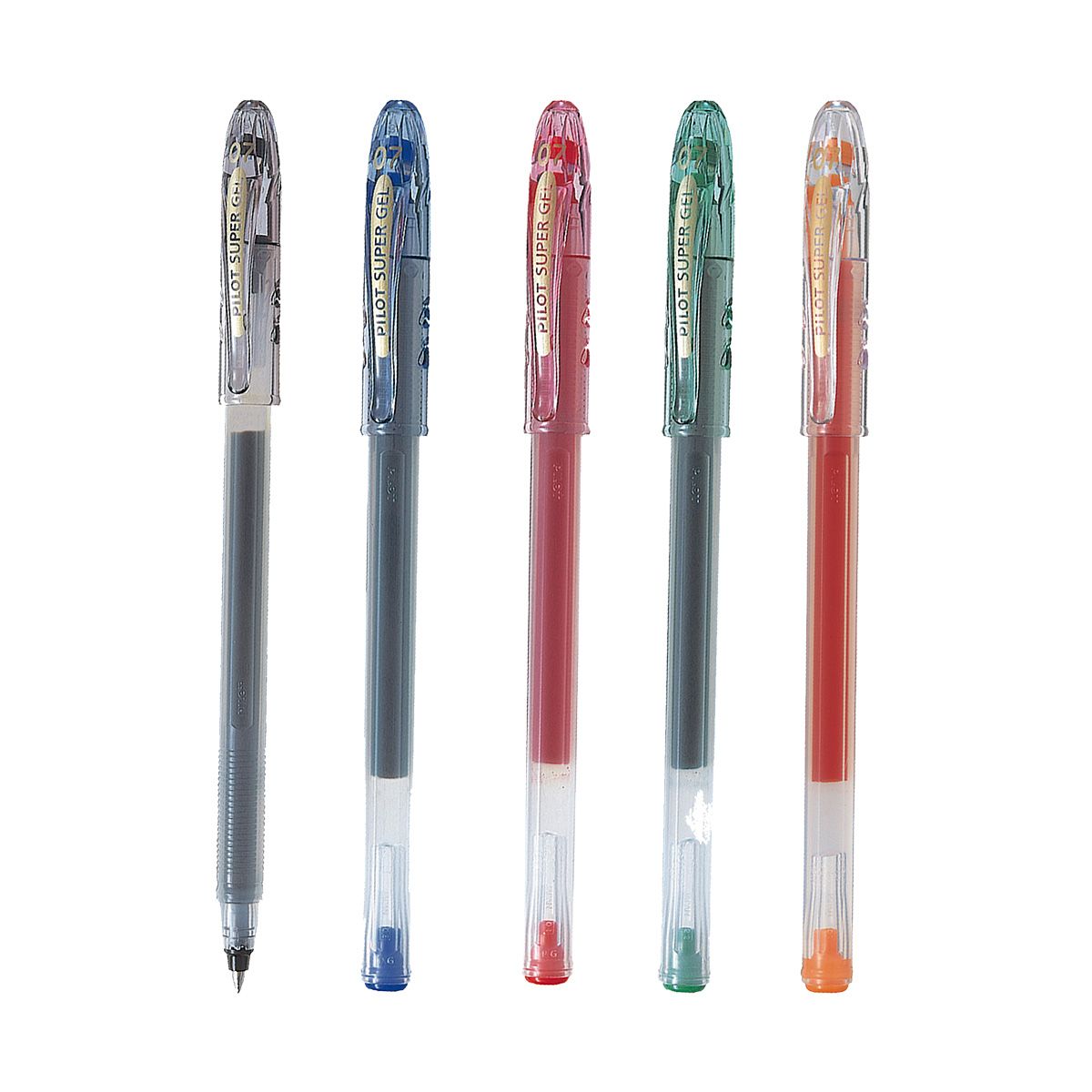 PILOT - Set 5 Lápiz Super Gel 07mm Pilot