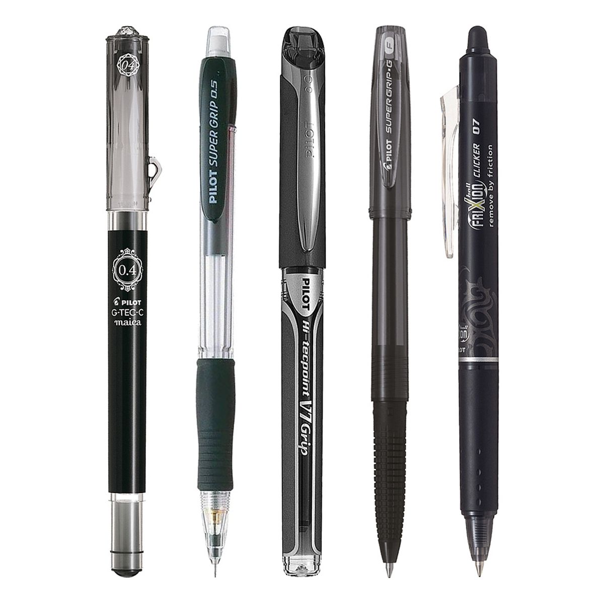 PILOT - Set 5 Lápiz Arma tu Colección Negro Pilot