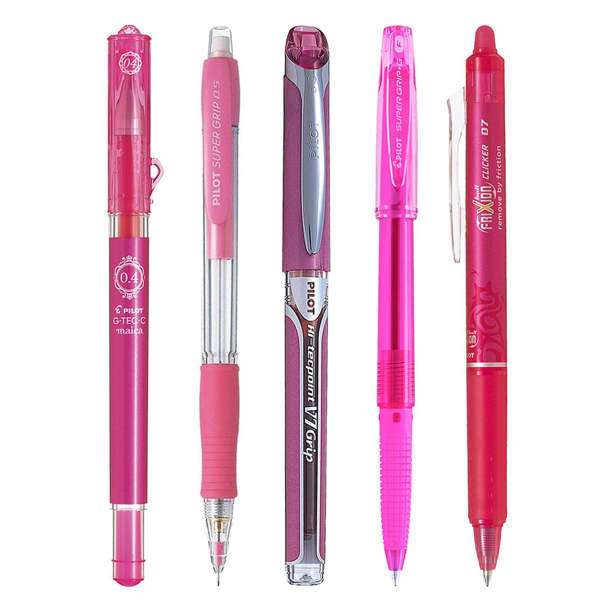 PILOT - Set 5 Lápiz Arma tu Colección Rosado Pilot