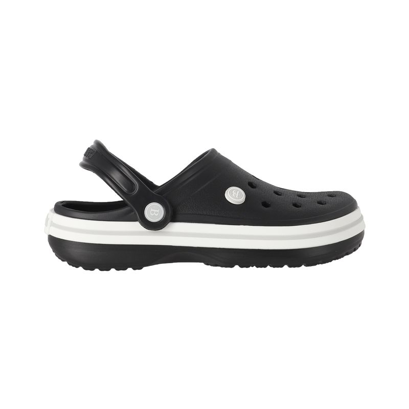 BAMERS - Zuecos Mujer Bamers Airline  Negro/Gris