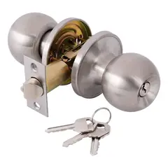 GENERICO - Cerradura Chapa Para Puertas Chapa Dormitorio Cerradura Baño