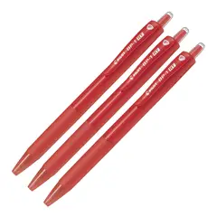 PILOT - Set 3 Lápiz Pasta BP1 07mm Rojo