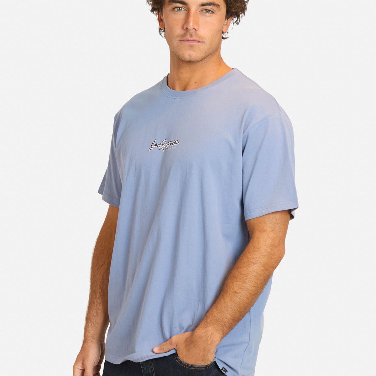 MAUI AND SONS - Polera MC Miramo Morado Hombre Maui And Sons