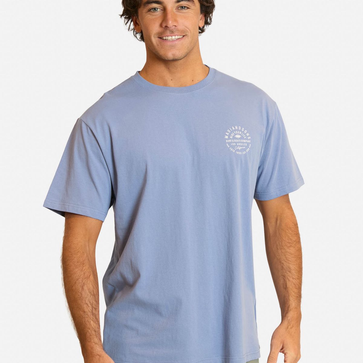 MAUI AND SONS - Polera MC Lerete Morado Hombre Maui And Sons