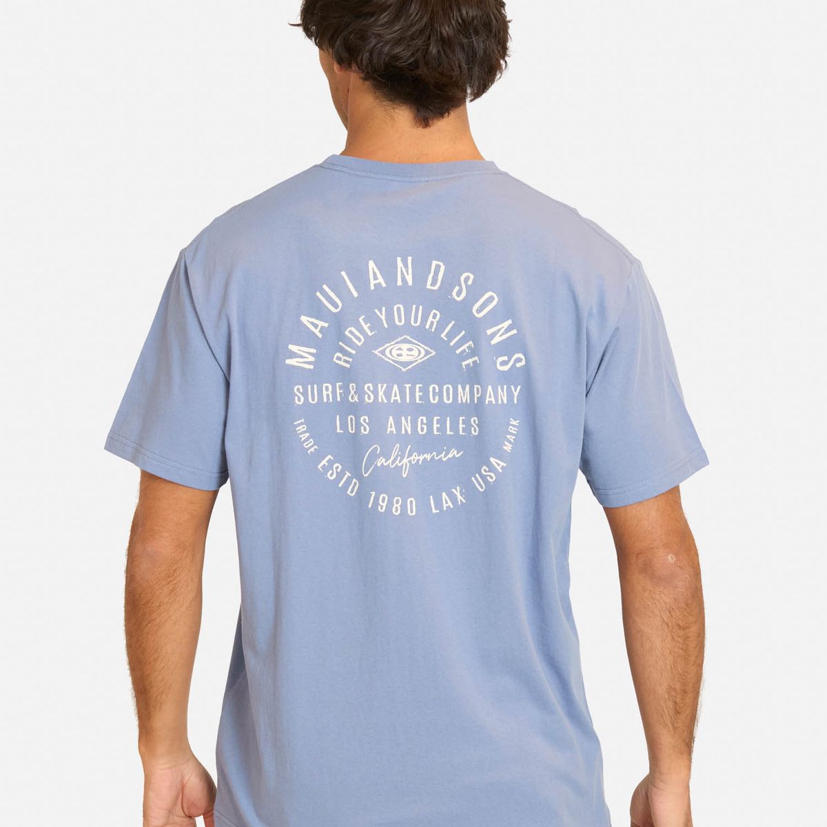 MAUI AND SONS - Polera MC Lerete Morado Hombre Maui And Sons