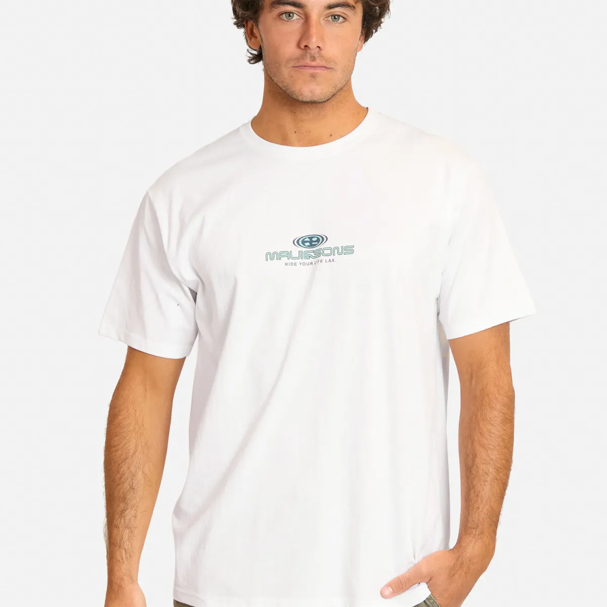 MAUI AND SONS - Polera MC Livet Blanco Hombre Maui And Sons