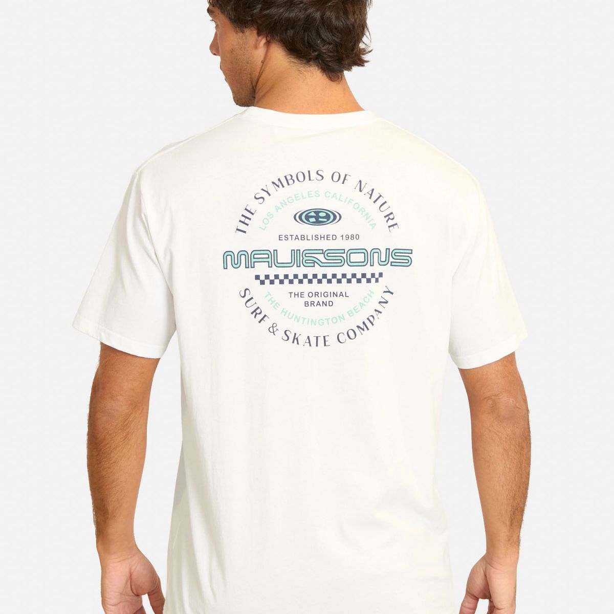 MAUI AND SONS - Polera MC Livet Blanco Hombre Maui And Sons