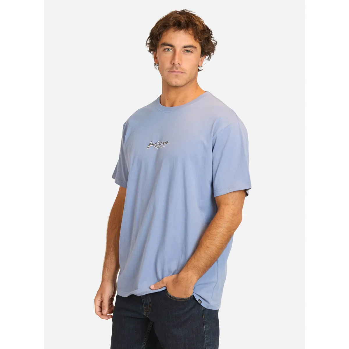 MAUI AND SONS - Polera MC Miramo Morado Hombre Maui And Sons