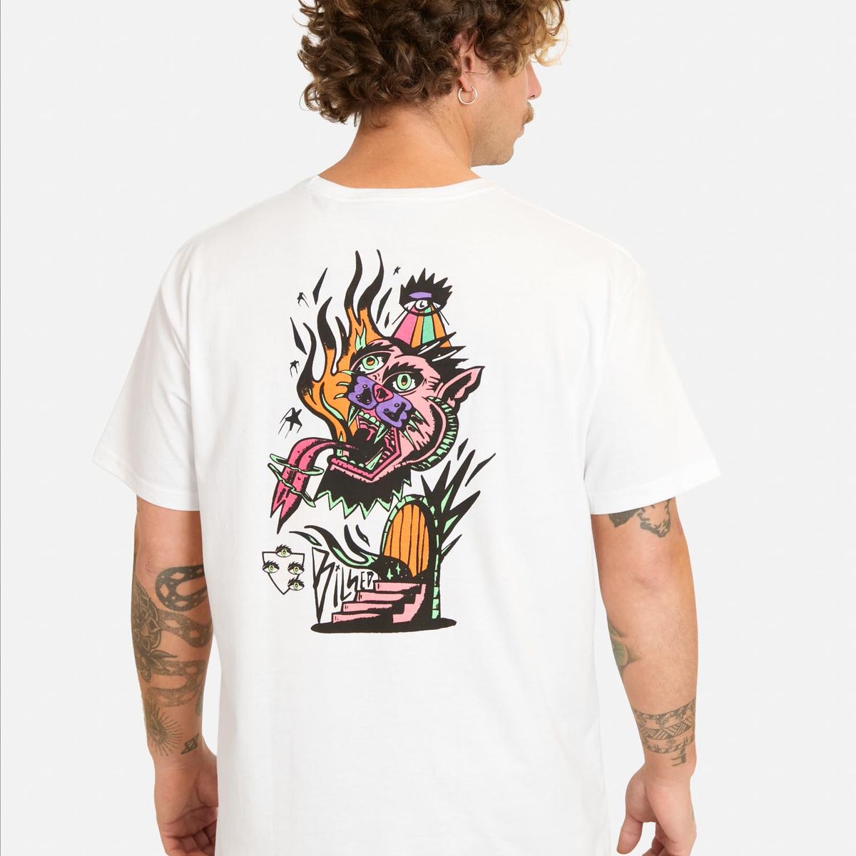 MAUI AND SONS - Polera MC Fipusi Blanco Hombre Maui And Sons