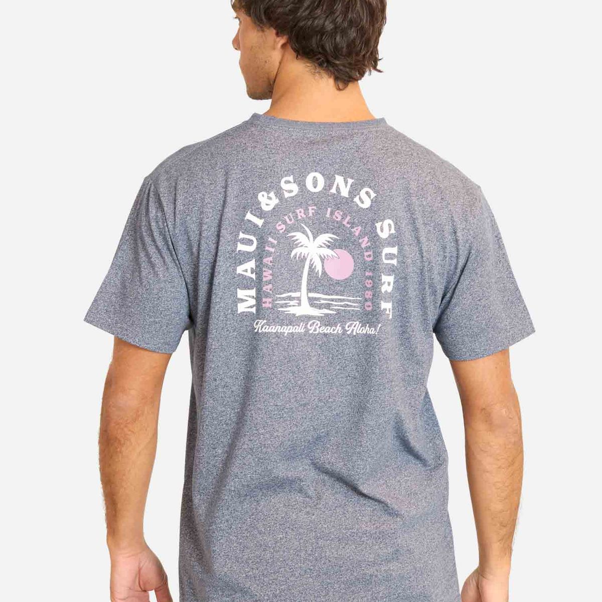 MAUI AND SONS - Polera MC Mirarix Azul Hombre Maui And Sons