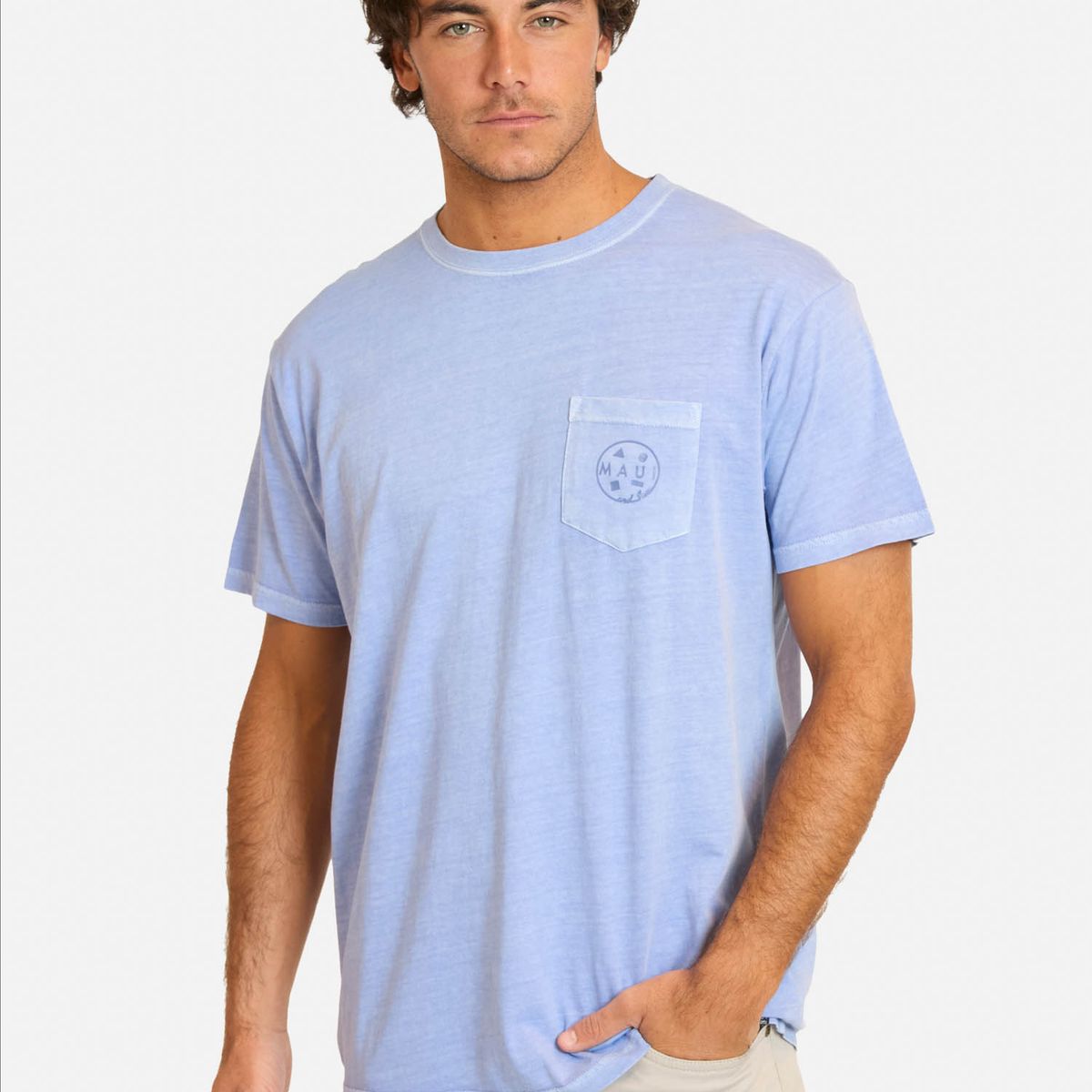 MAUI AND SONS - Polera MC Kubomo Azul Hombre Maui And Sons