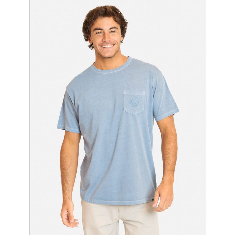 MAUI AND SONS - Polera MC Kubomo Azul Hombre Maui And Sons