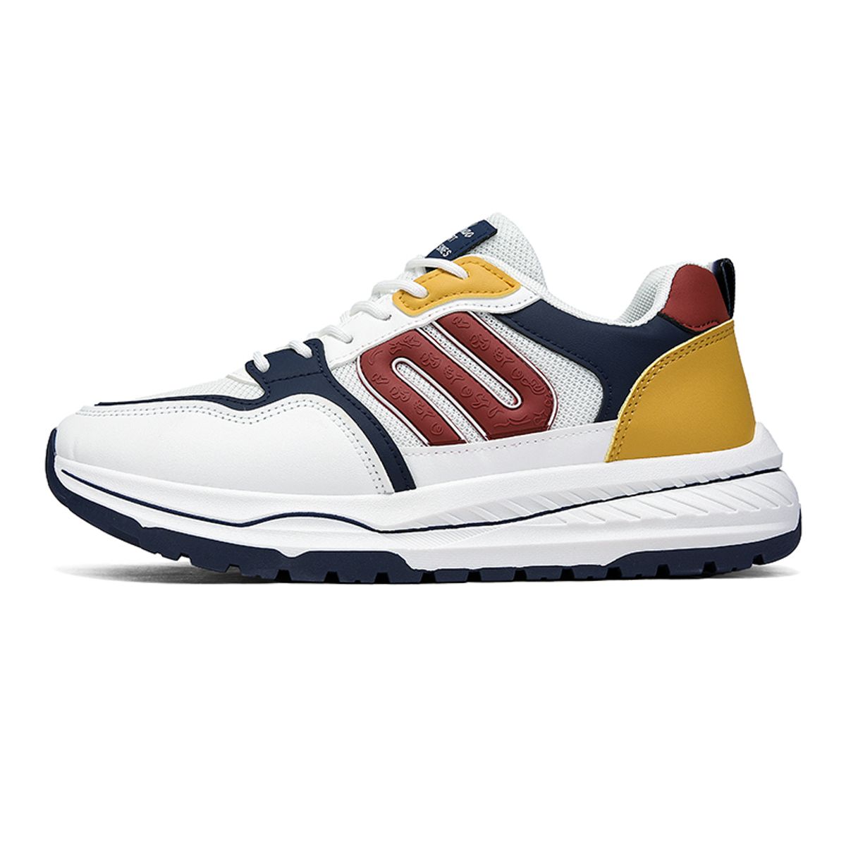 SHANDIAN - Zapatillas Hombre Blanco