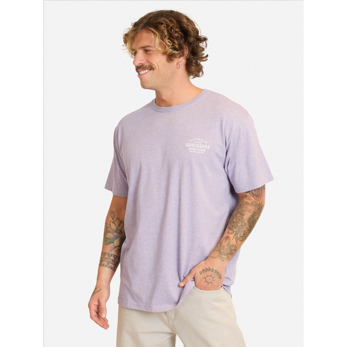 MAUI AND SONS - Polera MC Nekonix Morado Hombre Maui And Sons