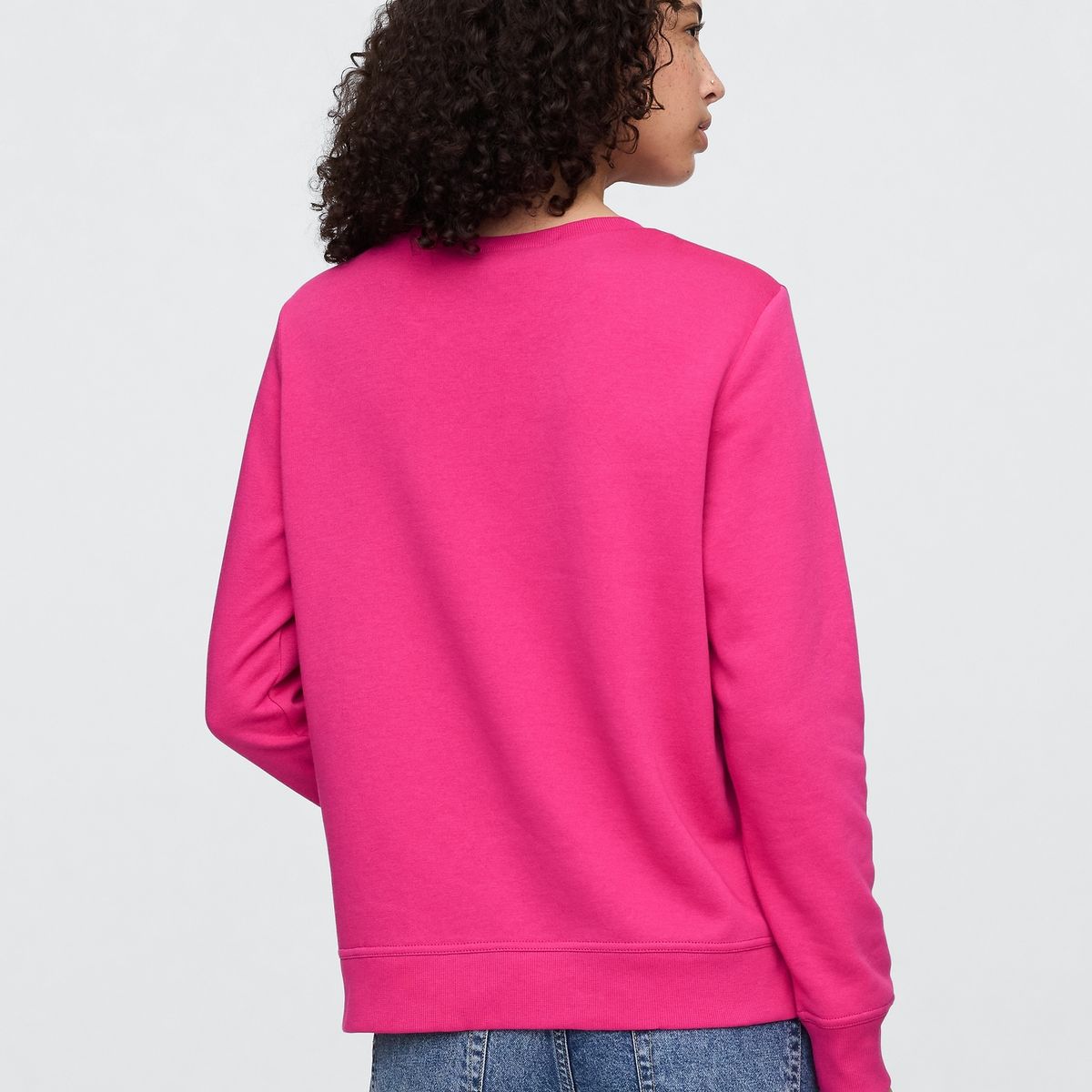 GAP - Poleron Gap Logo Sin Cierre Mujer Fucsia