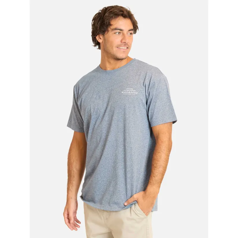 MAUI AND SONS - Polera MC Zarizo Celeste Hombre Maui And Sons