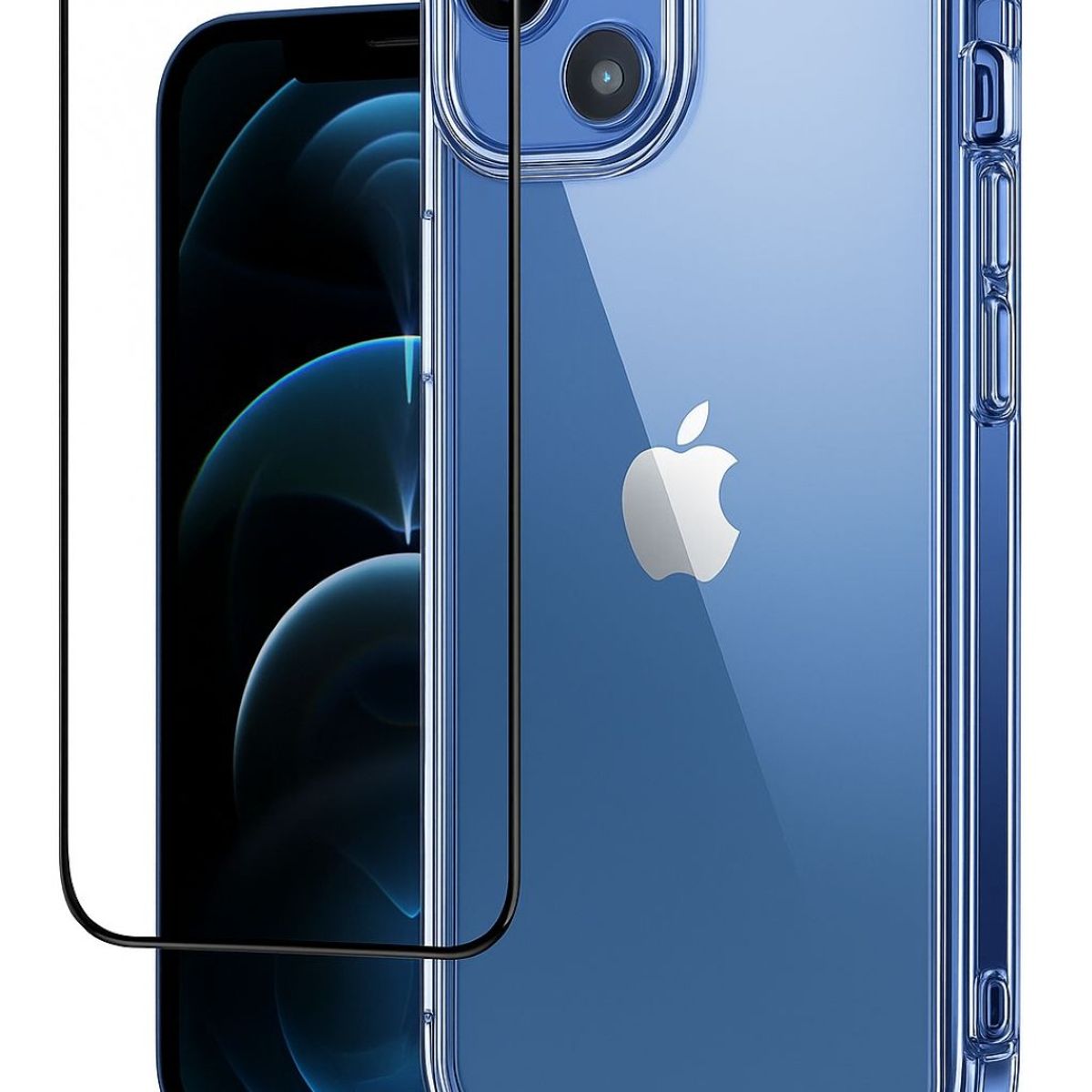 GENERICO - Carcasa Para iPhone 17 Pro Transparente Reforzada + Mica