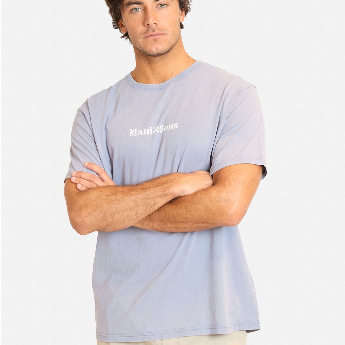 MAUI AND SONS - Polera MC Doco Morado Hombre Maui And Sons