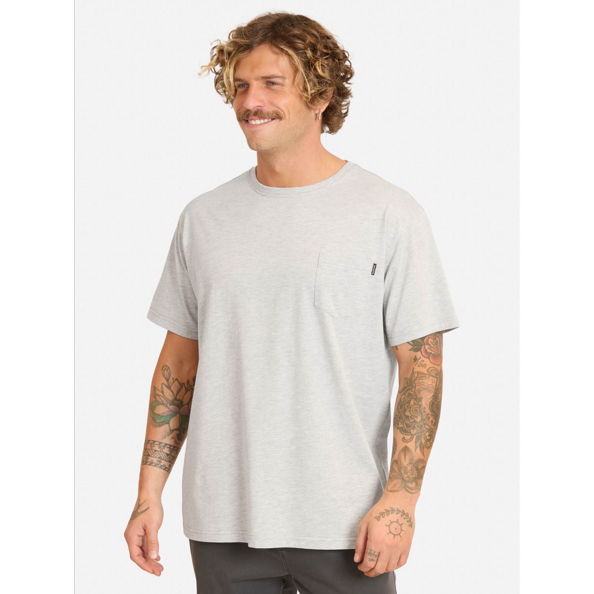 MAUI AND SONS - Polera MC Pazika Gris Hombre Maui And Sons