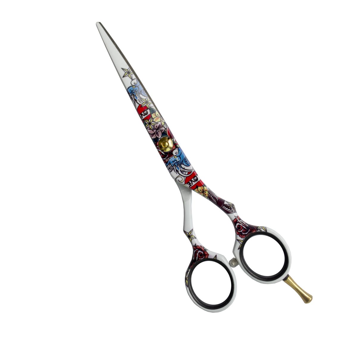 HENBOR - Tijera Henbor Italana782T Filo Navaja 6 Golden Fantasy
