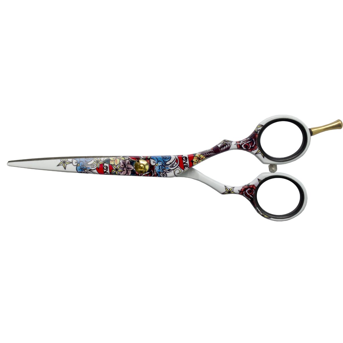 HENBOR - Tijera Henbor Italana782T Filo Navaja 6 Golden Fantasy