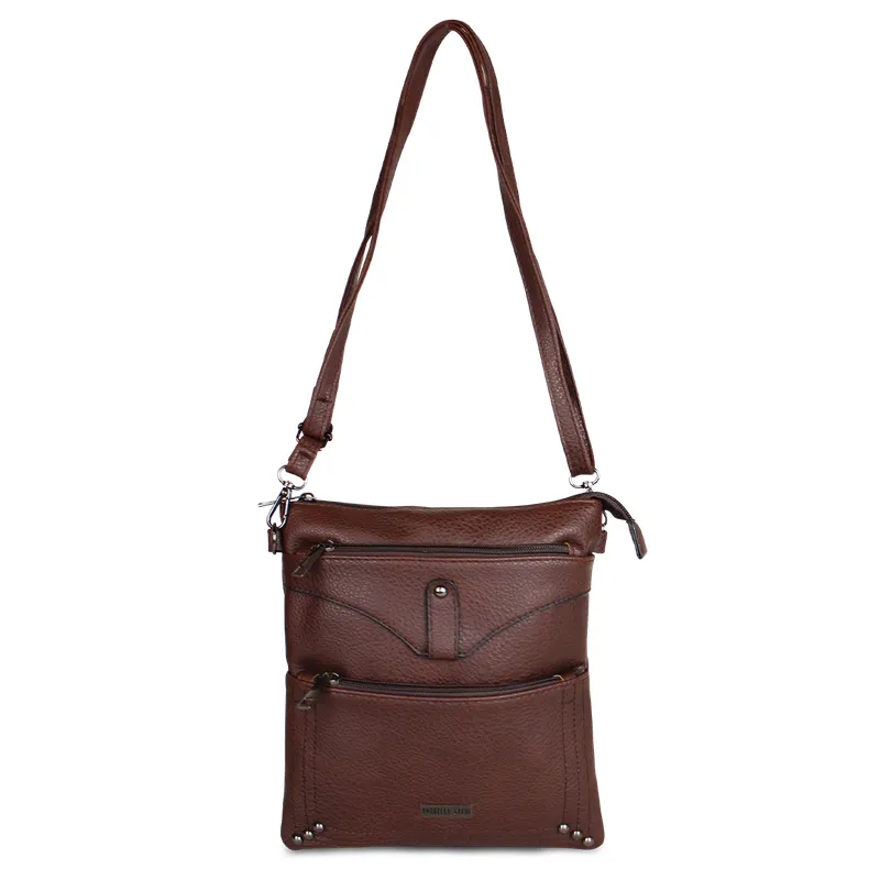 ANABELLA SACHI - Cartera bandolera Felicia café Anabella Sachi