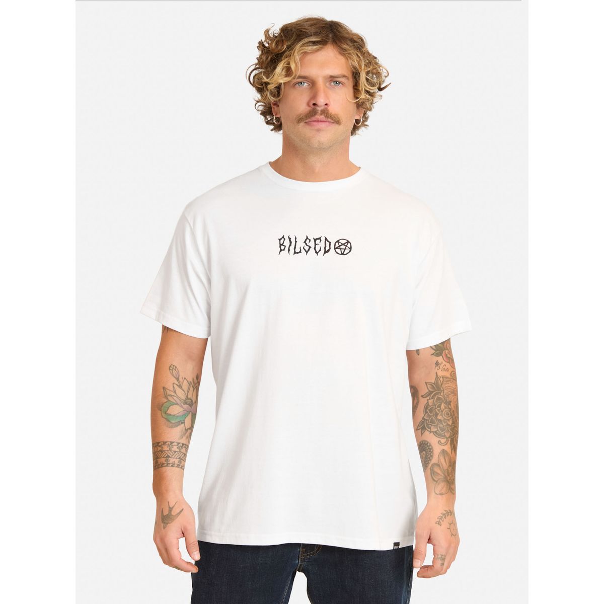 MAUI AND SONS - Polera MC Fobon Blanco Hombre Maui And Sons