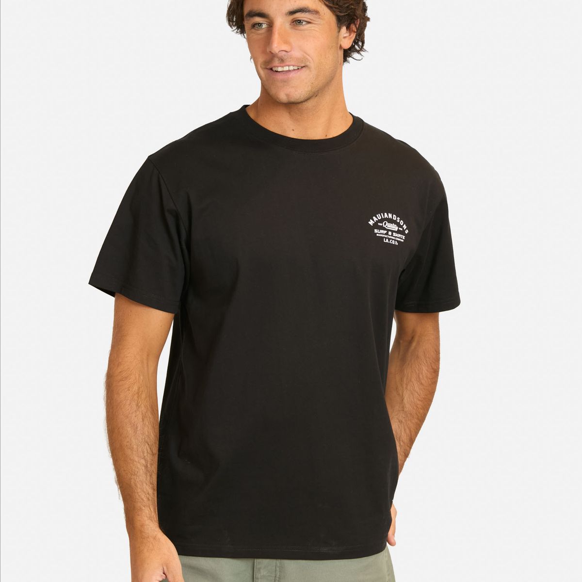 MAUI AND SONS - Polera MC Fuciju Negro Hombre Maui And Sons