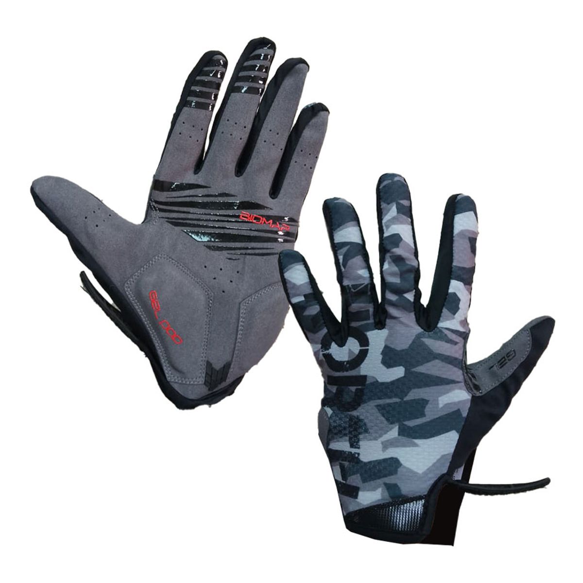 360 - Guantes Ciclismo Northwave Blaze Full Blackcamo