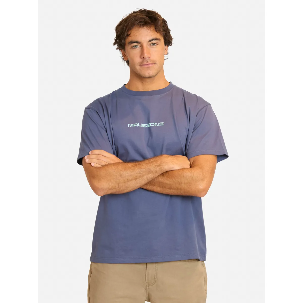 MAUI AND SONS - Polera MC Líay Azul Hombre Maui And Sons