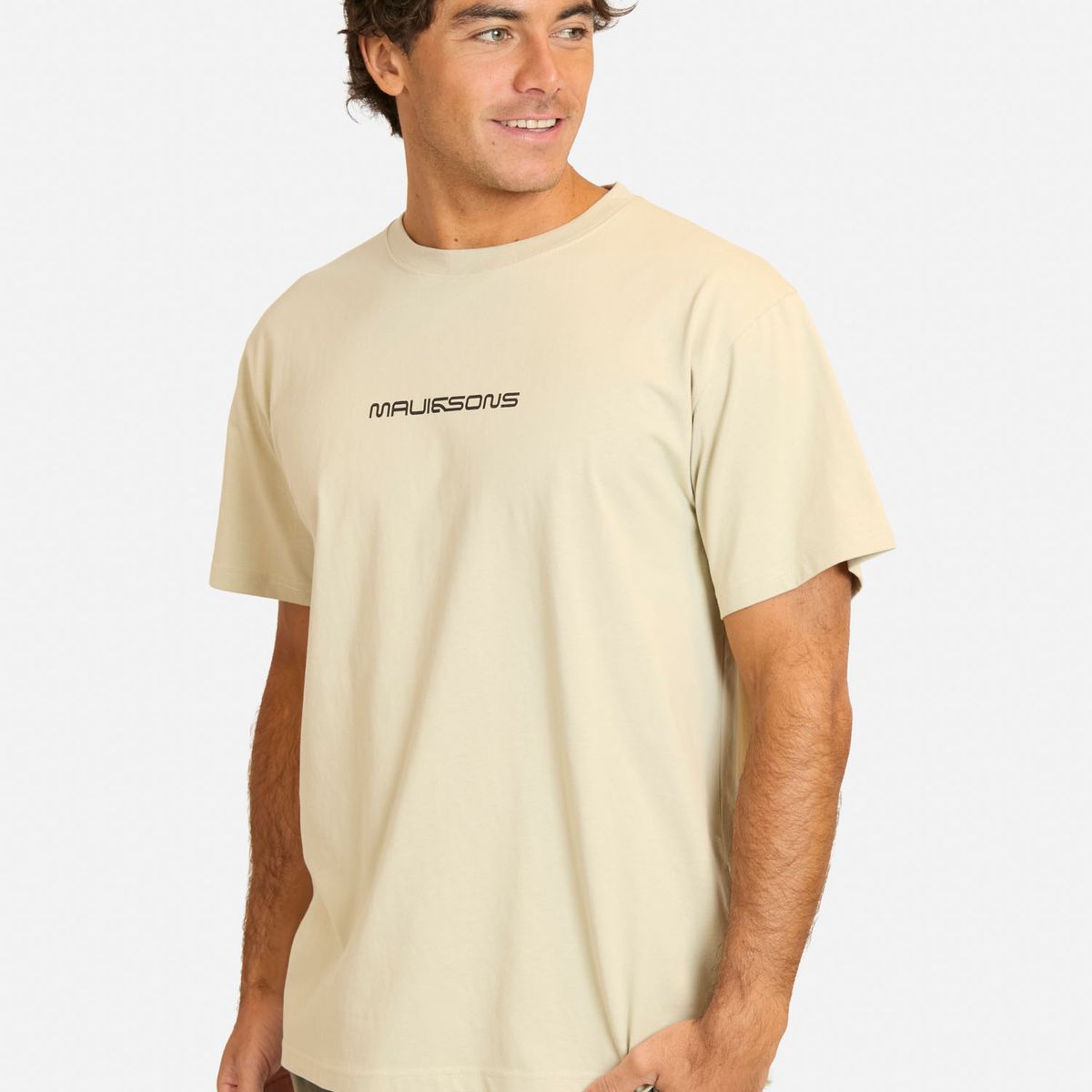 MAUI AND SONS - Polera MC Líay Beige Hombre Maui And Sons