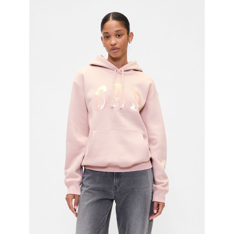 GAP - Polerón Gap Logo Hoodie Sin Cierre Mujer