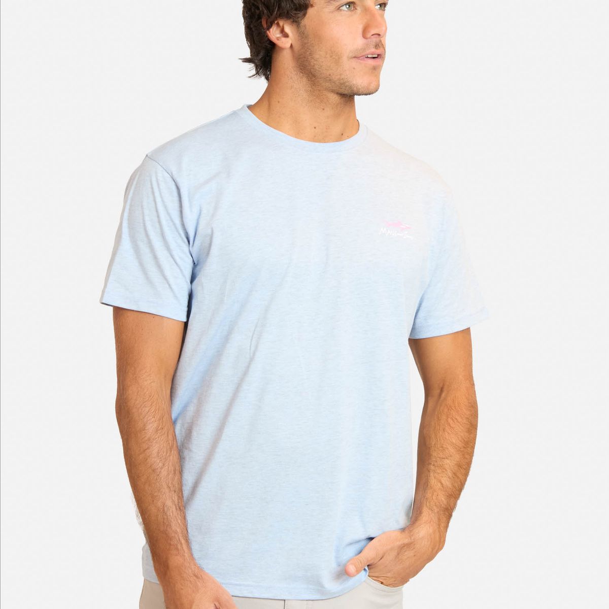 MAUI AND SONS - Polera MC Tivashi Celeste Hombre Maui And Sons