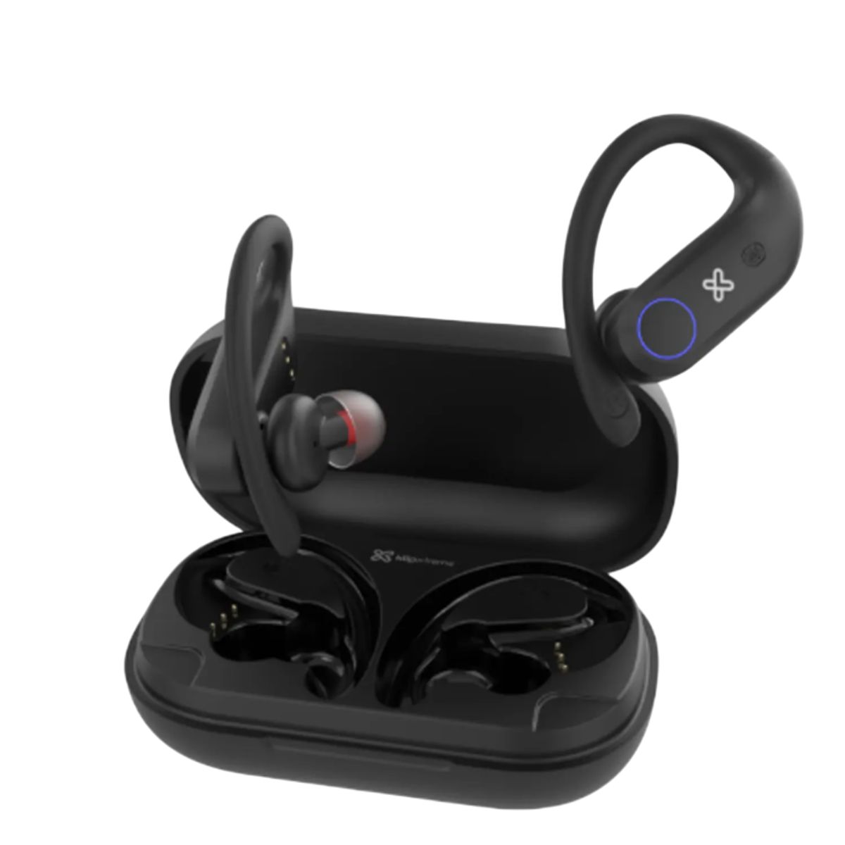 KLIP XTREME - Klip Xtreme KTE-500BK Xtremebuds Audífonos Inalámbricos Bluetooth, In-Ear, 12 Horas Reproducción, Negro