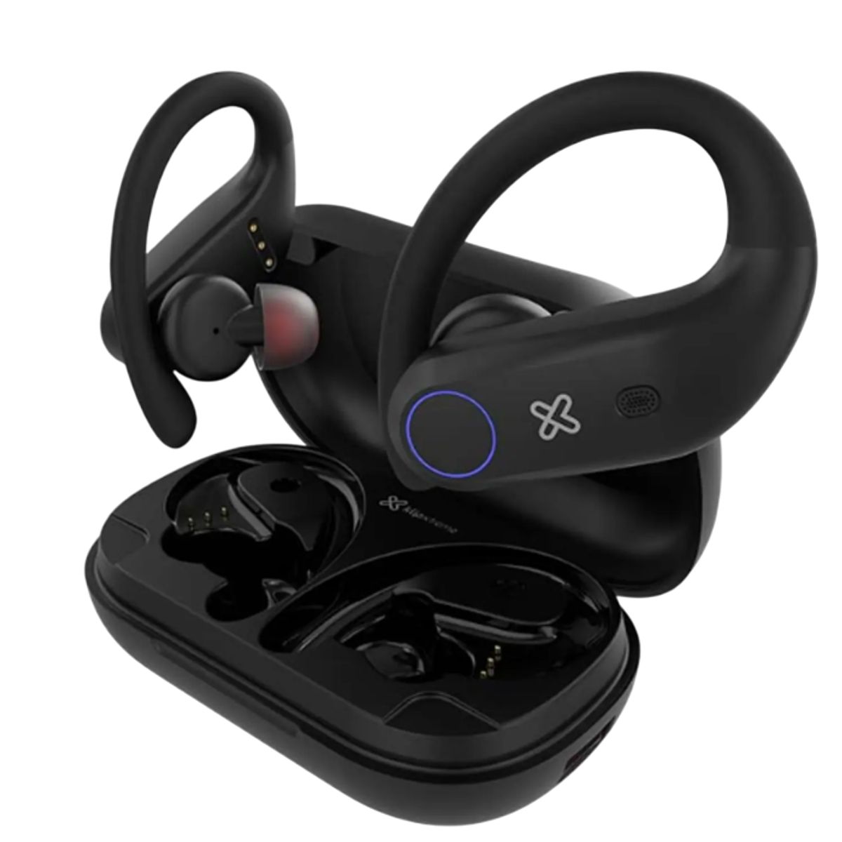 KLIP XTREME - Klip Xtreme KTE-500BK Xtremebuds Audífonos Inalámbricos Bluetooth, In-Ear, 12 Horas Reproducción, Negro