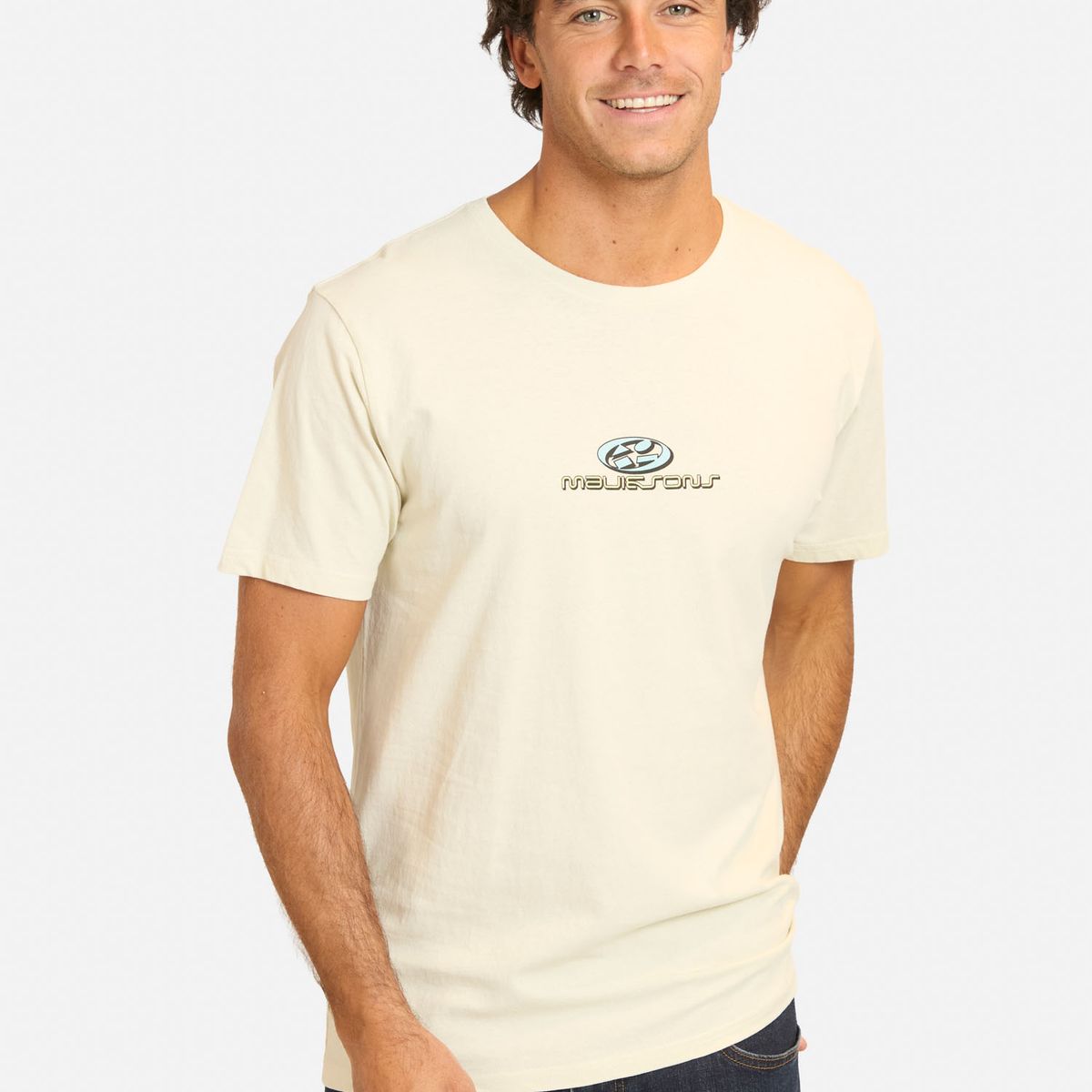 MAUI AND SONS - Polera MC Dibor Beige Hombre Maui And Sons