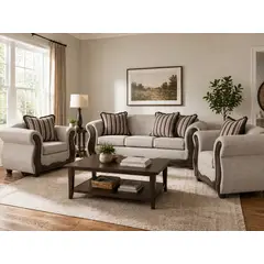 BLACK FACTORY - Juego de Living 3 1 1 Sofia