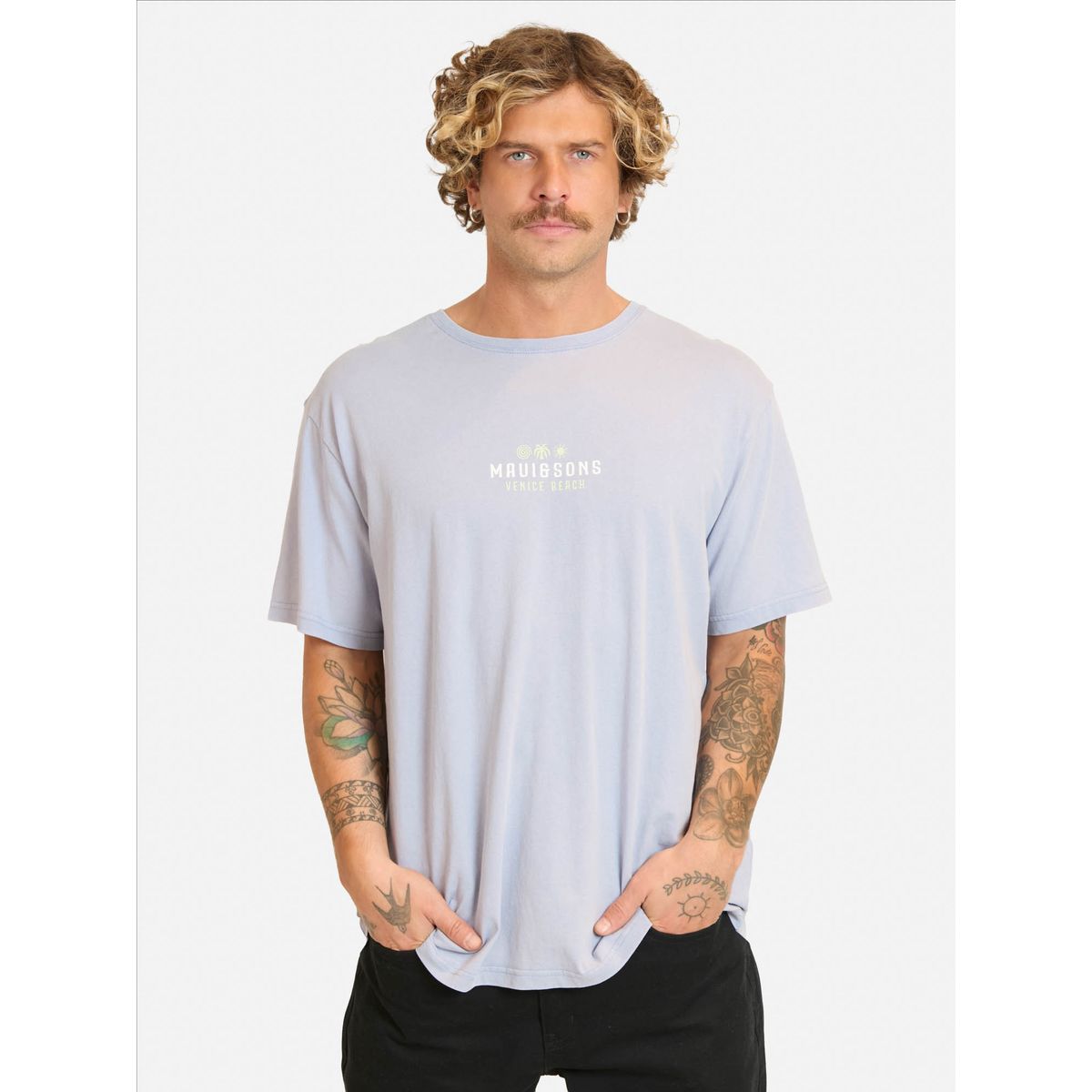 MAUI AND SONS - Polera MC Divaza Morado Hombre Maui And Sons