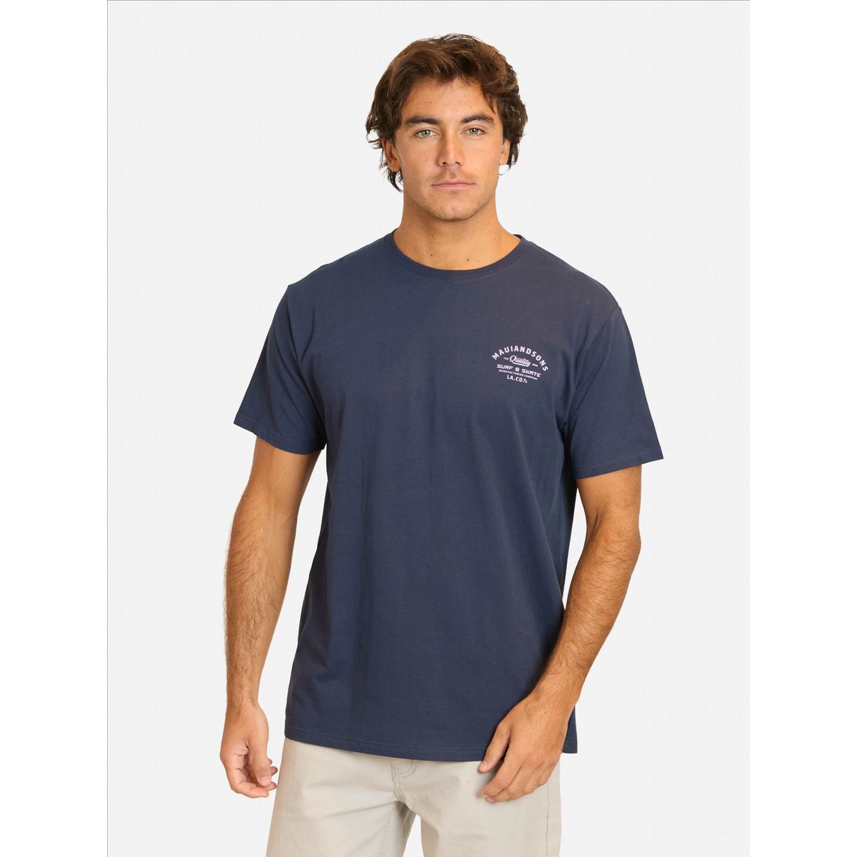 MAUI AND SONS - Polera MC Fema Azul Hombre Maui And Sons