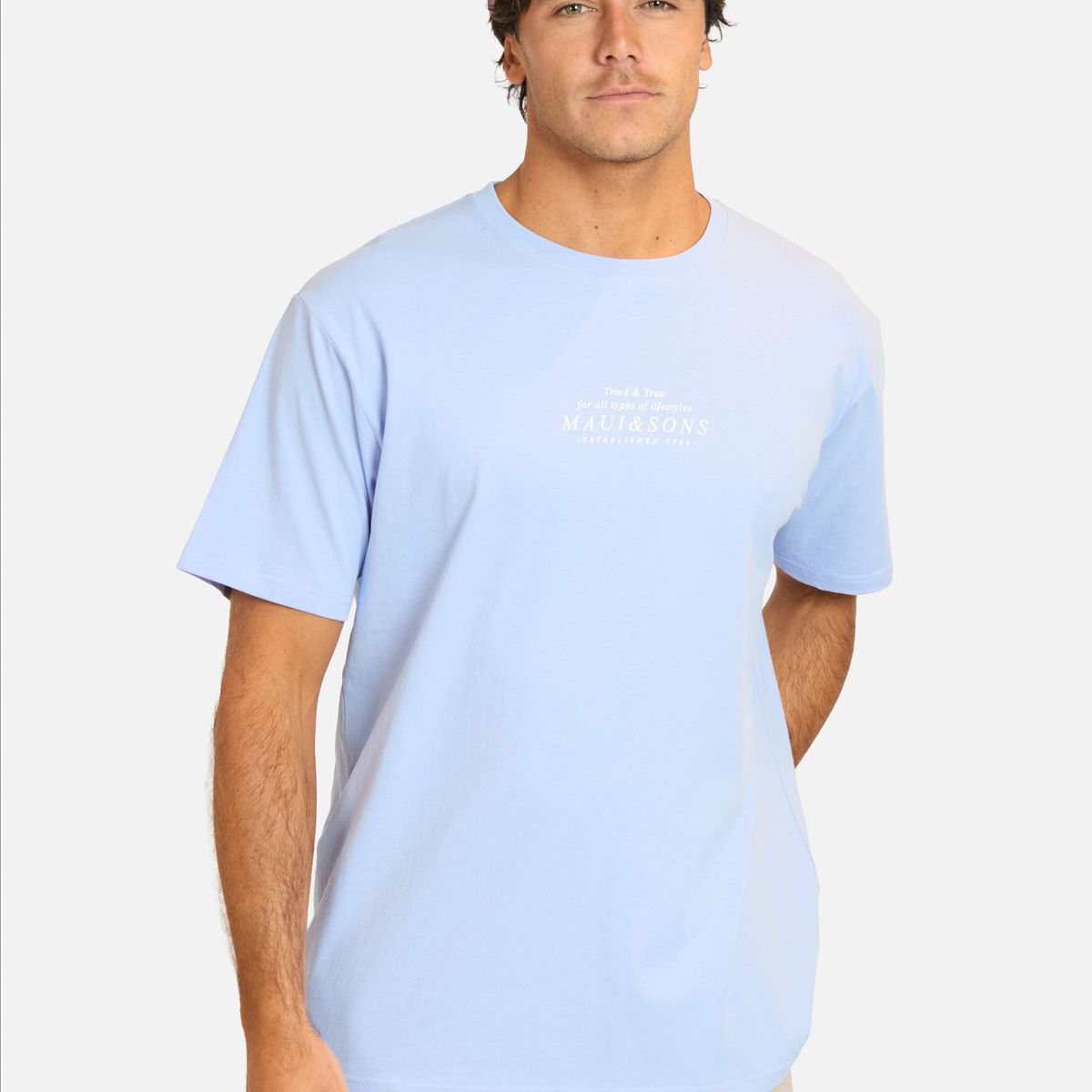 MAUI AND SONS - Polera MC Faluz Morado Hombre Maui And Sons