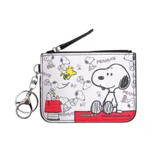 GENERICO - Monedero Tarjetero Llavero Snoopy Peanuts Kawaii Regalo