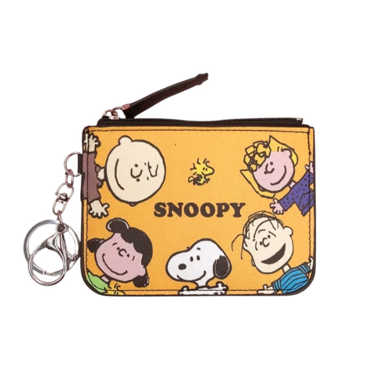 GENERICO - Monedero Tarjetero Llavero Snoopy Peanuts Kawaii Regalo