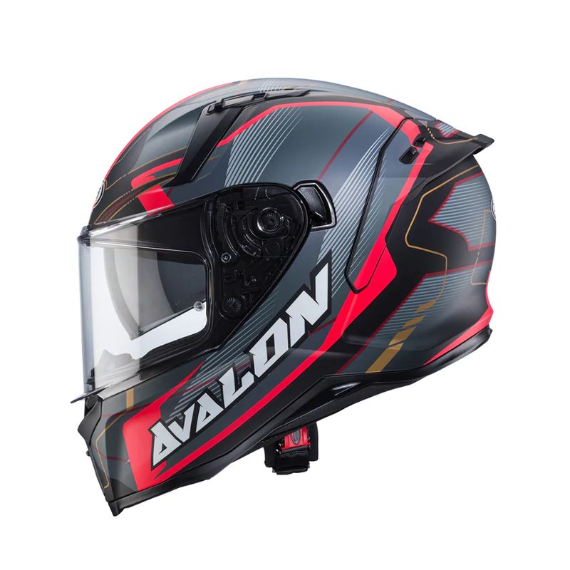 CABERG - Casco De Moto Caberg Avalon X Matt Black Grey Red
