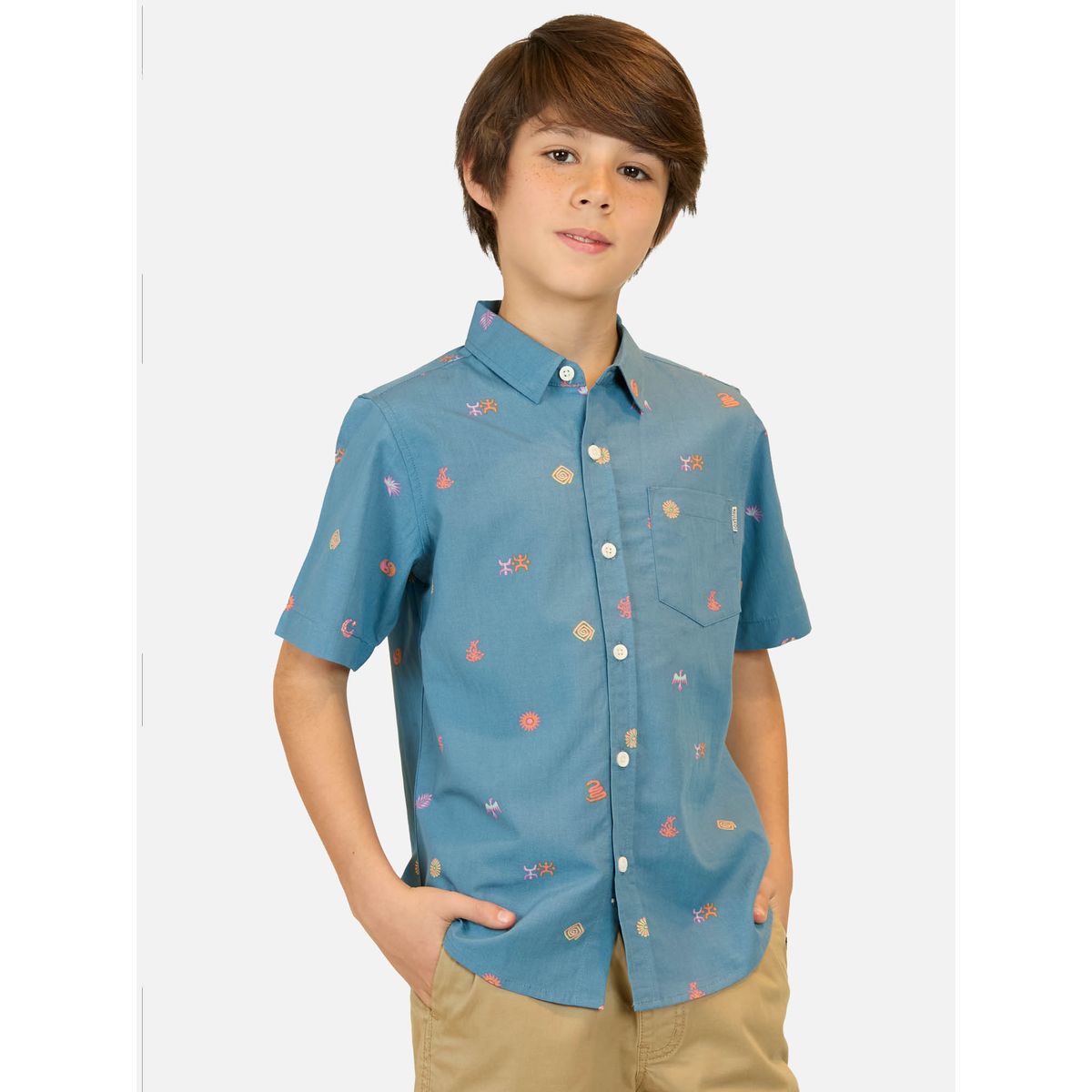 MAUI AND SONS - Camisa MC Suric Multicolor Niño Maui And Sons
